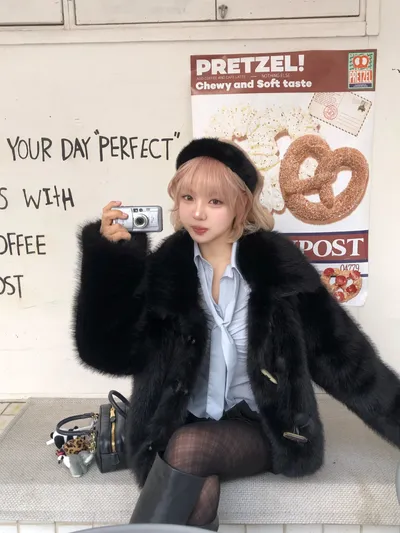 남다메이드 허그 퍼 자켓