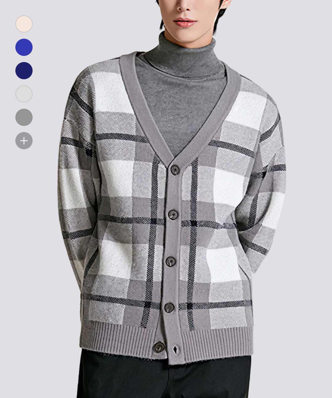 [스파오] 오버핏 가디건(문양/솔리드) (SPCKC4TC04-T)