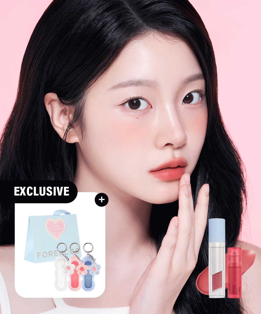 mini 타투 끌레르 벨벳 틴트 + 선물용 쇼핑백 + 구르미 키링