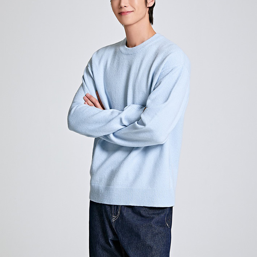 [스파오] [소프트얀] R넥 루즈핏 스웨터 (SPKWC4TU03-T)