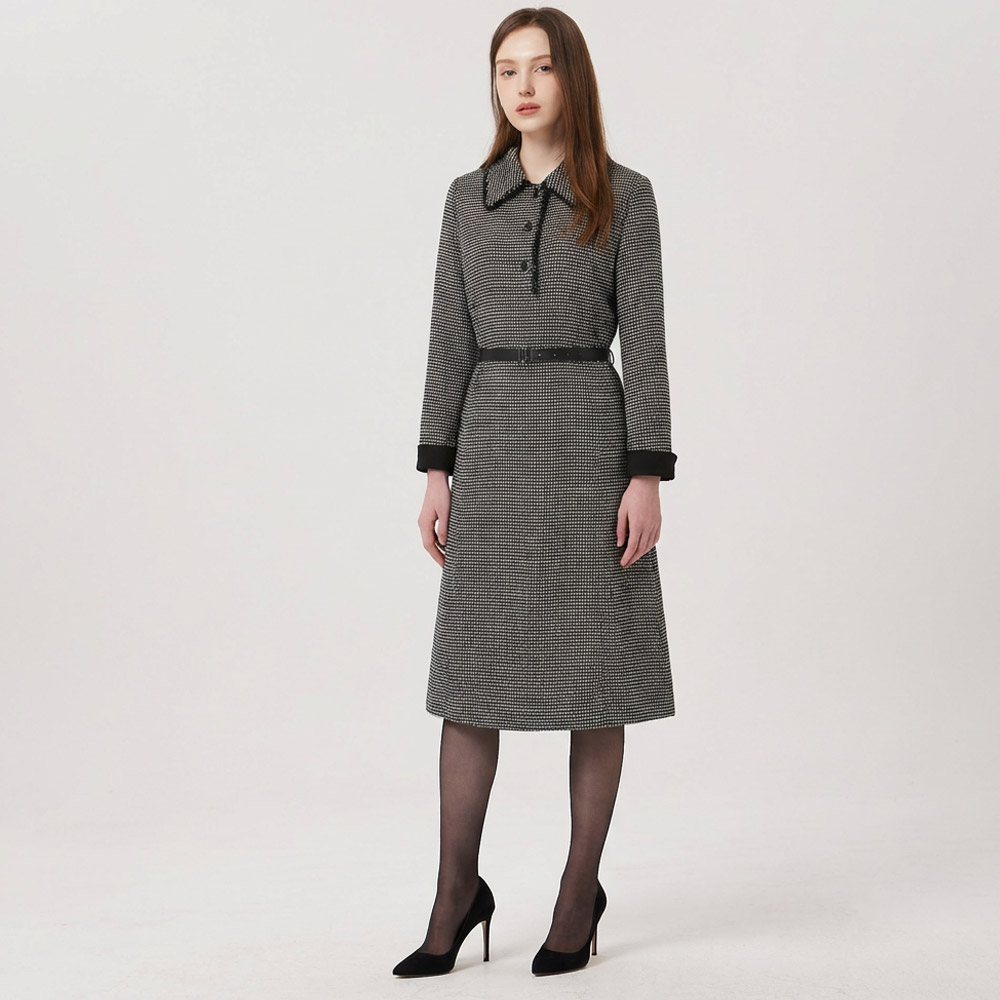 [더레노마] 카라넥 트위드 원피스-CC41OP810