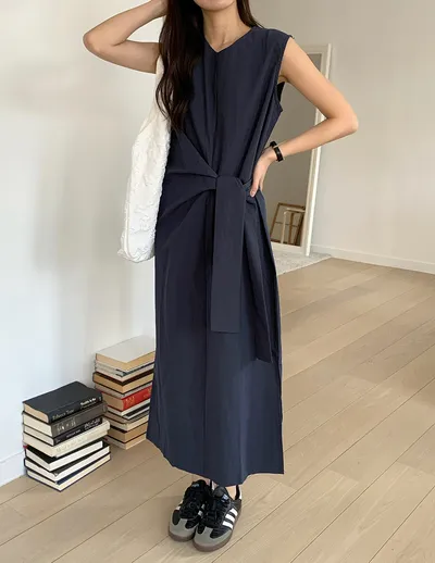 VINTVIN モニカ モダン バスラック ロングワンピース | 軽やかでスタイリッシュなデザイン 画像 3