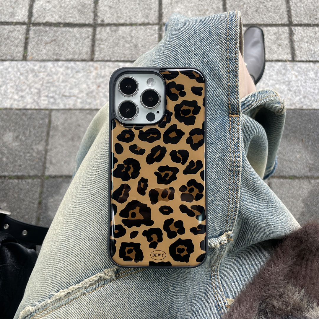 듀이 주문폭주❤Brown leopard phone case 호피 레오파드 범퍼 폰케이스 (+맥세이프, 갤럭시 제트플립)