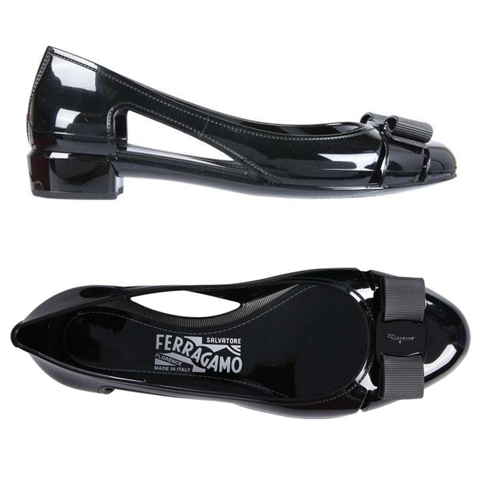 25SS 바라 VARA 30 젤리 슈즈 블랙 0726363
