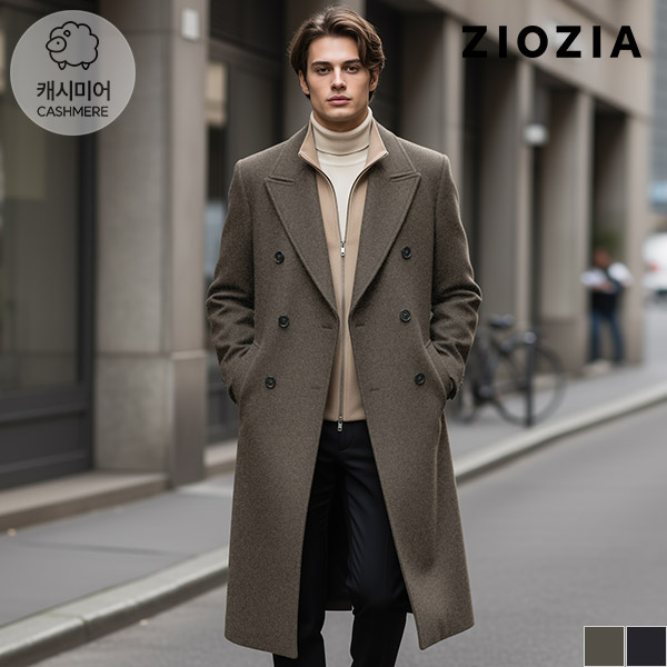 [지오지아] 캐시미어 핸드메이드 더블코트 (AAD4CB1102)