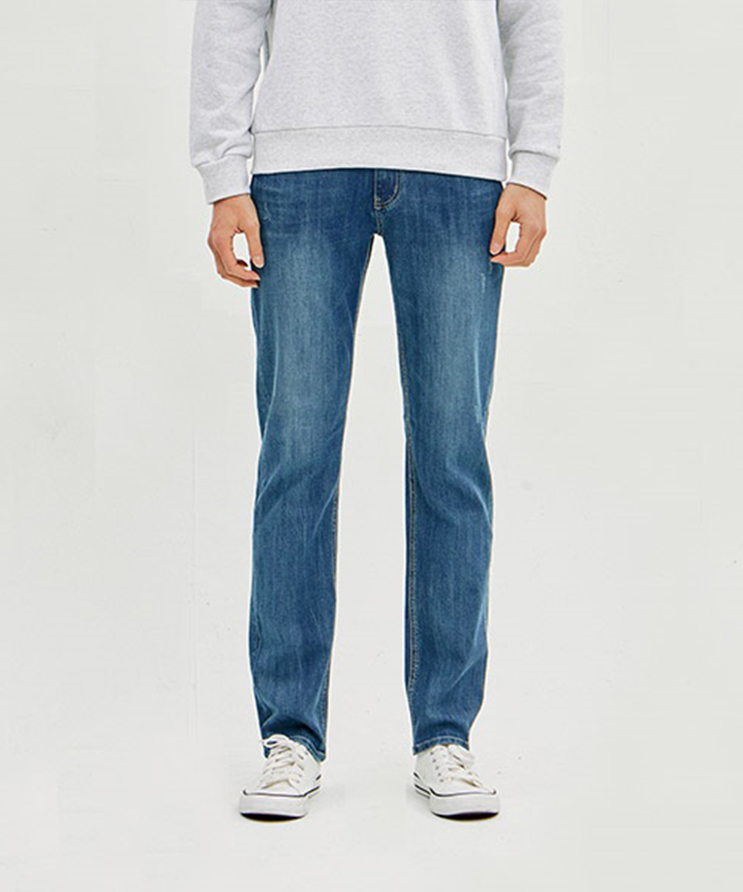 남) 쿨맥스 오비안밴드 올브러쉬시와워싱 데님_AM1DIG108-MB