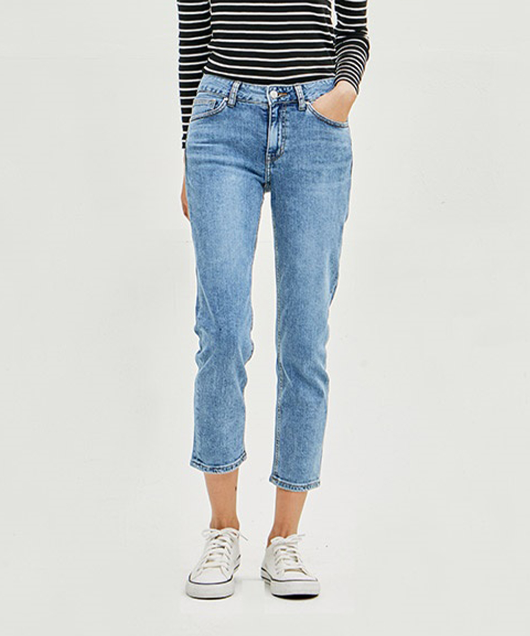 여성) 바이오스톤 이멀티워싱 데님_AM1DIG161-MB