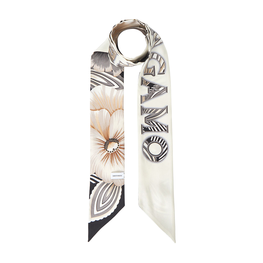 페라가모 여성 실크 스카프 321247 0789963