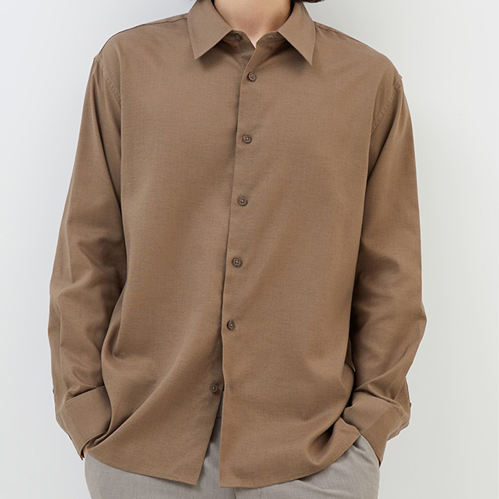 [스파오] 린넨 텐셀 미니멀 셔츠 (SPYWD38M06-T)