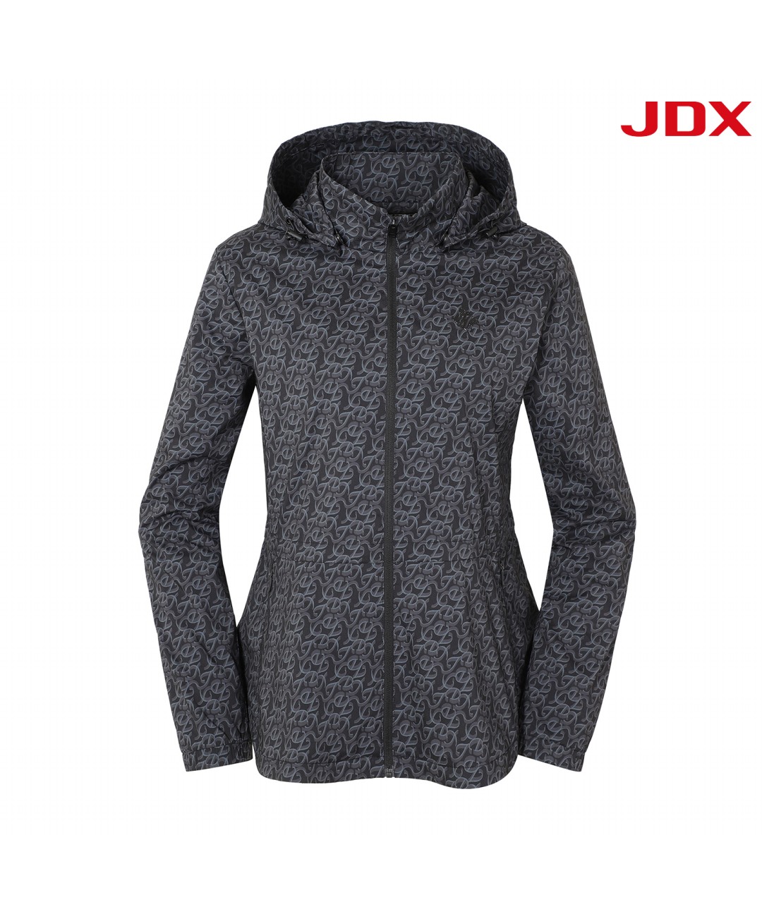 [JDX] 여성 밑단 플레어 프린트 점퍼(X2WJU7113BK)