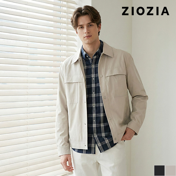 루즈핏 포켓 트러커 점퍼 (ABE2JJ1103)