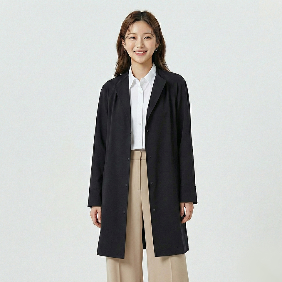 [꼼빠니아]루즈 미디 코트-CW22PA9101495B