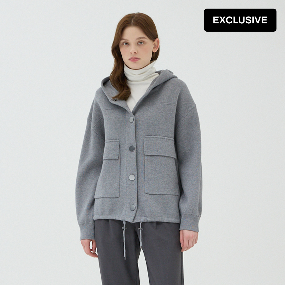 [더레노마] 26신상 니트 후드 자켓-O7H4RKJK020