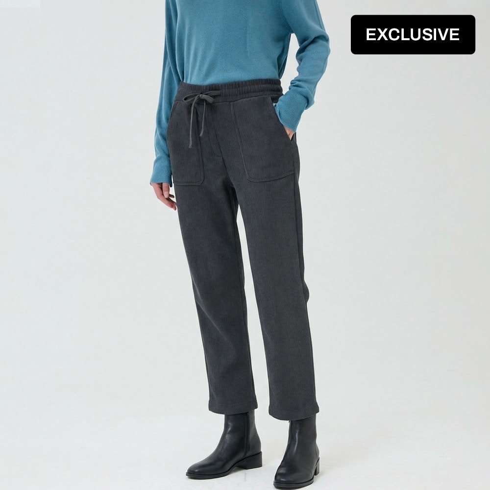 [더레노마] 26신상 기모 웜 코듀로이 팬츠-O7H4RWSL030