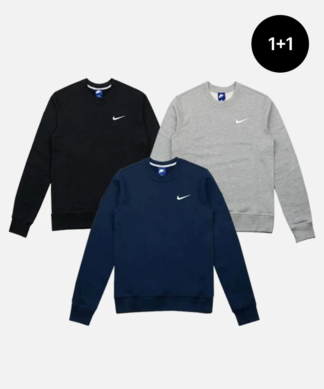 [1+1]나이키 클럽 TF 라운드 맨투맨 AA3178