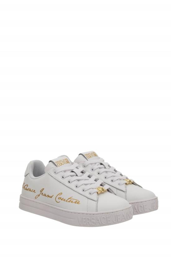 26SS 베르사체 스니커즈 80VA3SKL ZPB77 G03 WHITE GOLD DOM