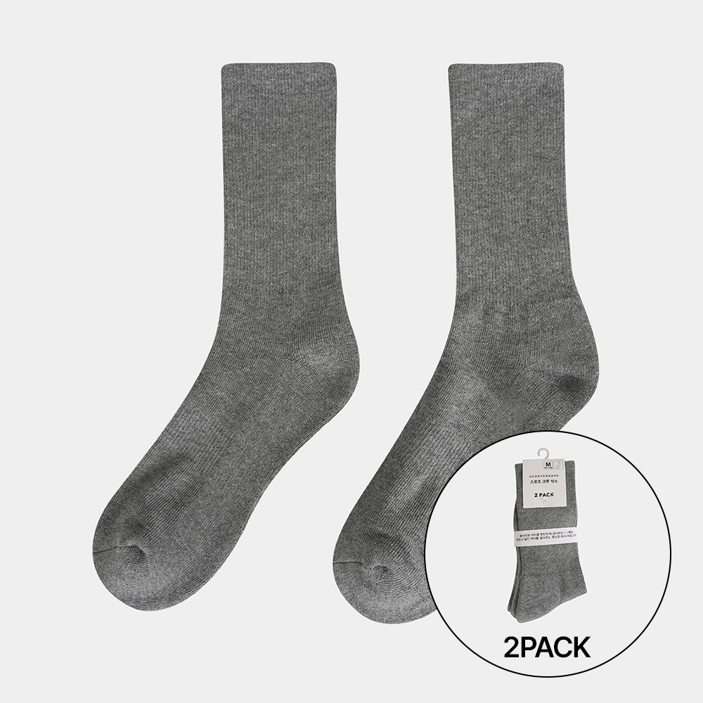 [슈펜] 슈탠다드 스포츠 크루 2팩