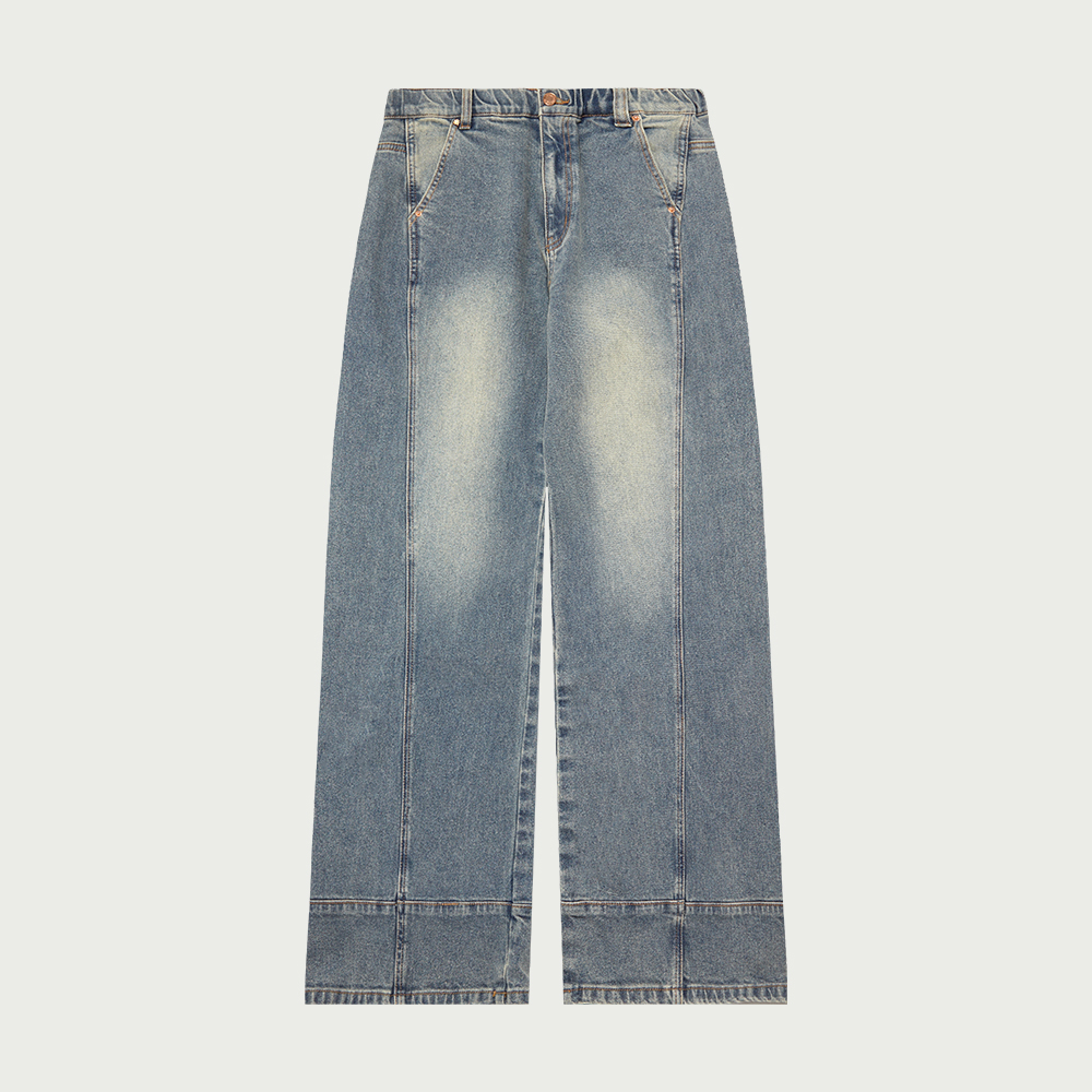 여성 히든밴딩 라인 슈퍼와이드 데님팬츠_293(10530-155-605-10)