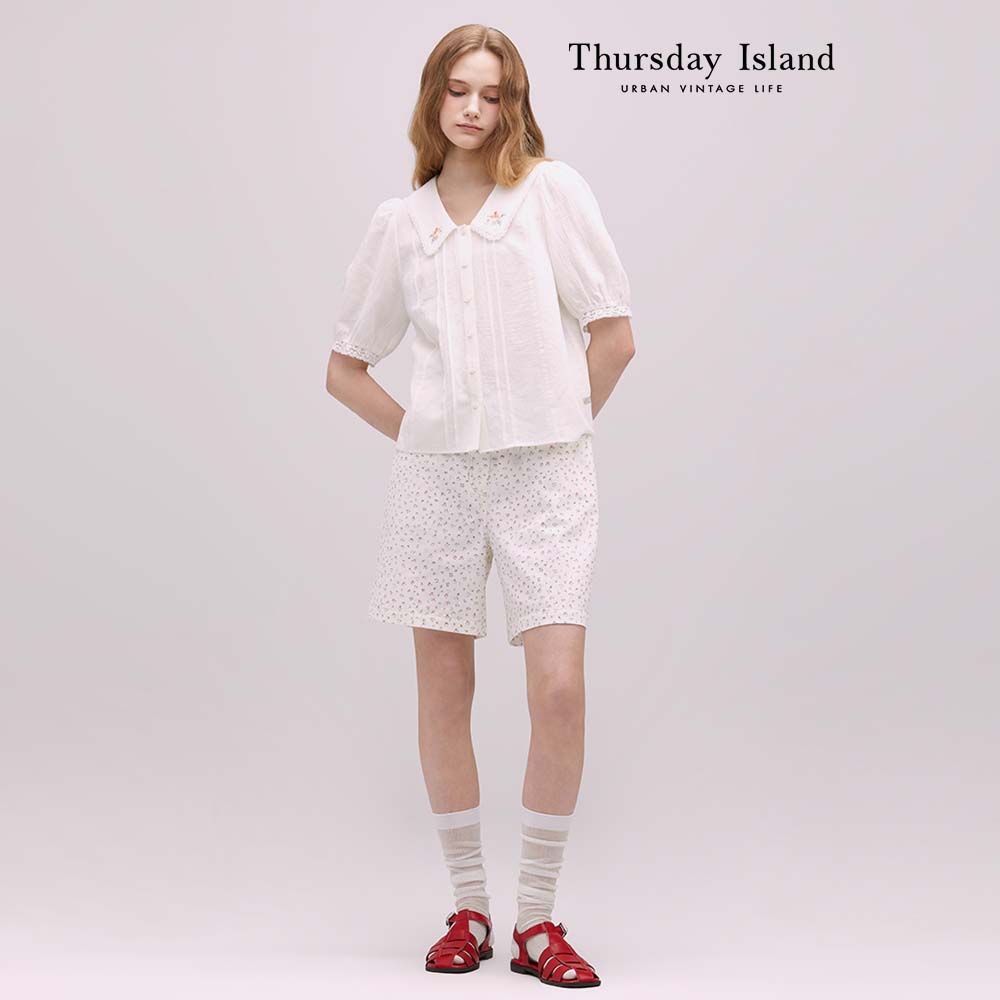 [Thursday Island] 플라워 패턴 숏팬츠 (T244MPT246W)