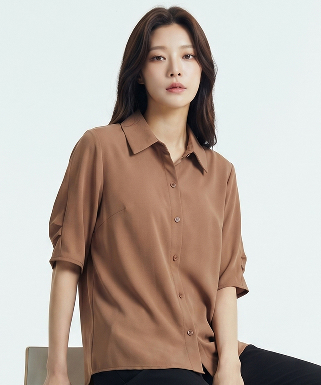 [PAT 여성] 오픈형 블라우스_1J42506