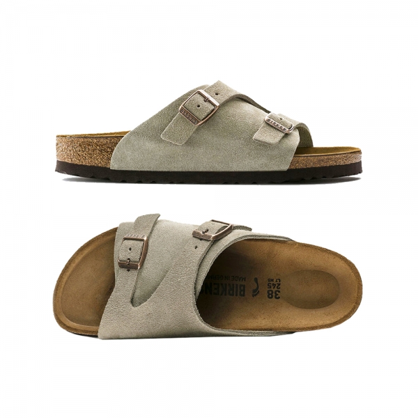 26SS 취리히 네로우핏 스웨이드 샌들 토프 0050463 TAUPE