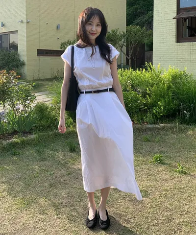 MIXXO ミッソ モダン ベルト付きワンピース MIWOWG501B/MIWOWG91QB 画像 2