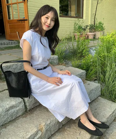 MIXXO ミッソ モダン ベルト付きワンピース MIWOWG501B/MIWOWG91QB 画像 3