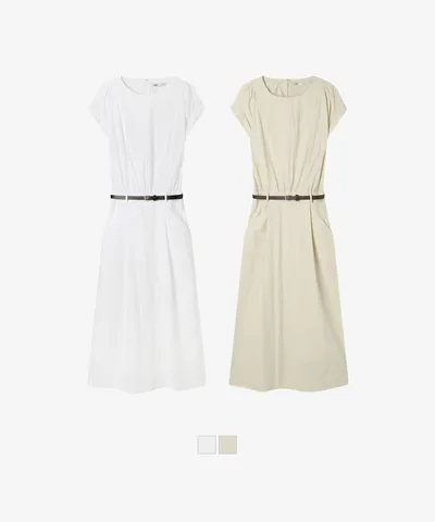 MIXXO ミッソ モダン ベルト付きワンピース MIWOWG501B/MIWOWG91QB 画像 6