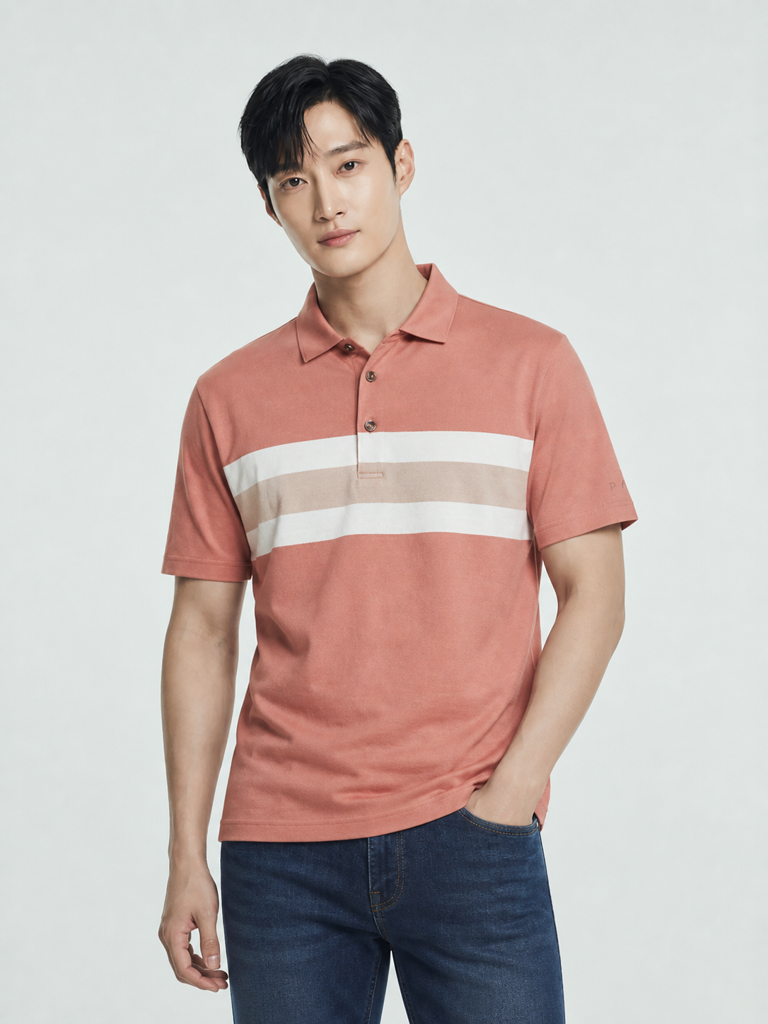 [PAT 남성] 아문젠 코튼 뎅깡 티셔츠_1I35112