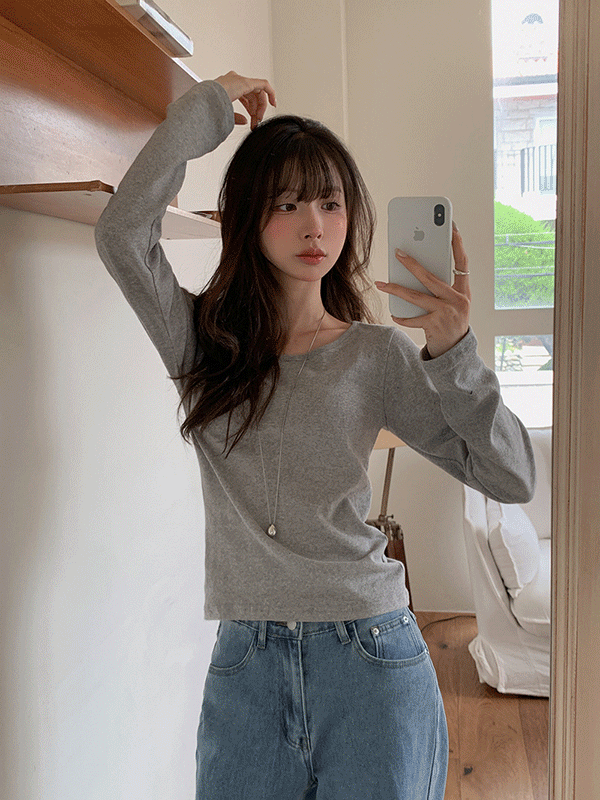 [26만장🏆][실물핏극찬🔥]샌딩 라운드넥 티셔츠 (반팔/긴팔/7부/루즈핏/기모ver)(13color)